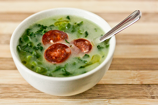 Caldo Verde - Healthy Vegetable Soup - Portuguese Recipes by ParTASTE